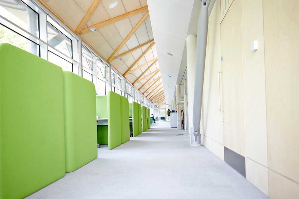 the living planet centre daylight office working space in WWF building by Airey Spaces