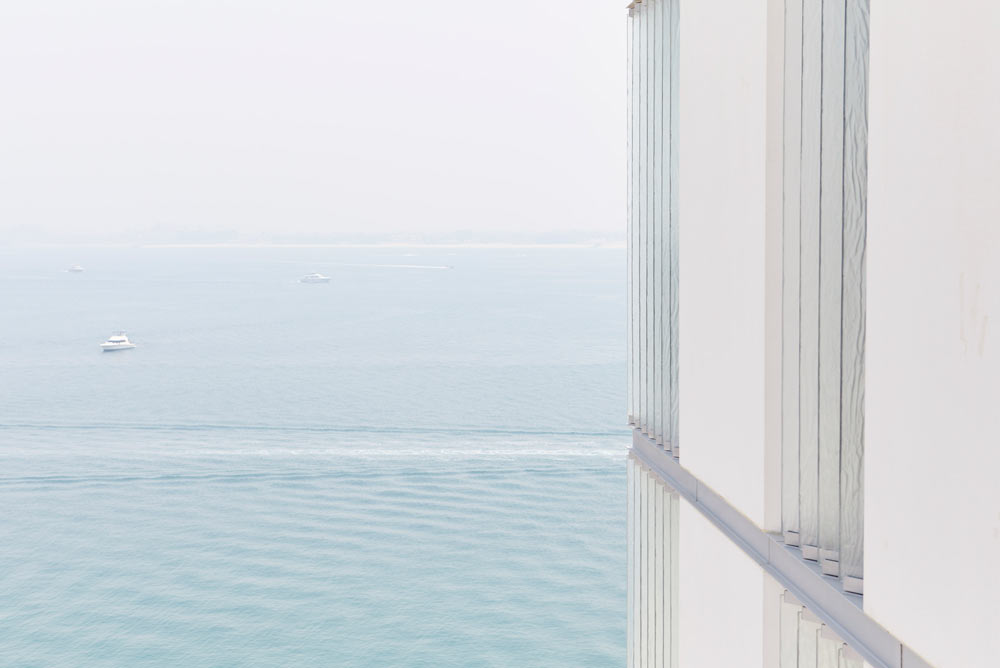 glass panels screening in modern apartments Muraba Residences on Palm Jumeirah by Airey Spaces